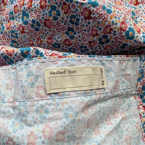 J. Crew Secret Wash Classic Fit Floral Button Down Shirt Men's Small - Picture 5 of 5